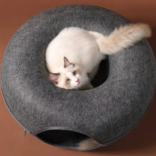 Carica l'immagine nel visualizzatore di Gallery, La Ciambella | Cuccia e Gioco per gatti 2 in 1 | Traspirante