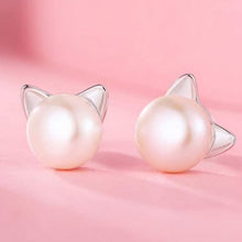 Carica l'immagine nel visualizzatore di Gallery, Stravagatti | Orecchini a Perla "Dorothy Cat" | Orecchie di Gatto