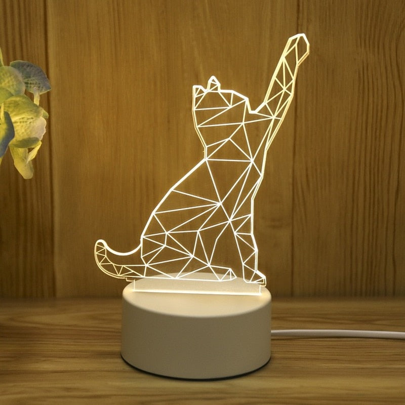 Cat Lamp | Lampada 3D | Stravagatti